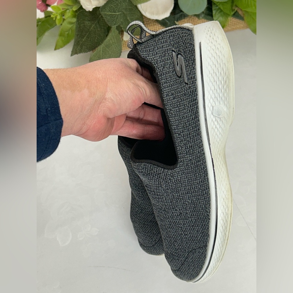 Women's Black Slip-On Sneakers - Picture 2 of 6